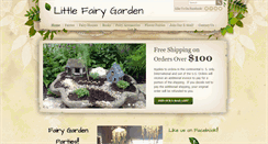 Desktop Screenshot of littlefairygarden.com