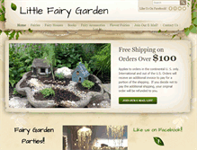 Tablet Screenshot of littlefairygarden.com